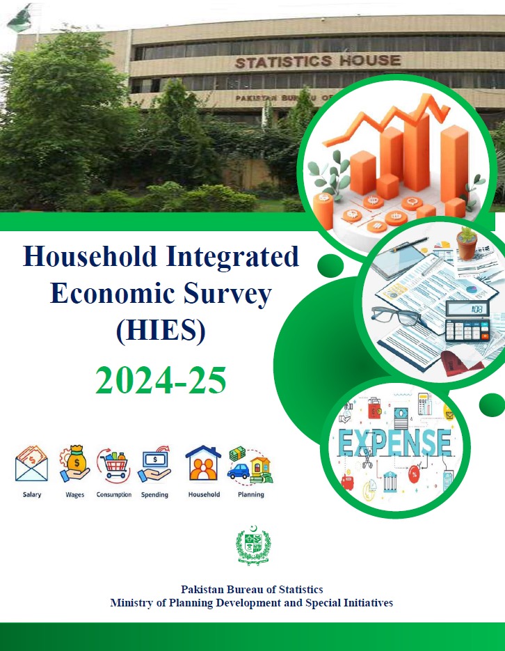 Cover of Household Integrated Economic Survey (HIES) 2024-25